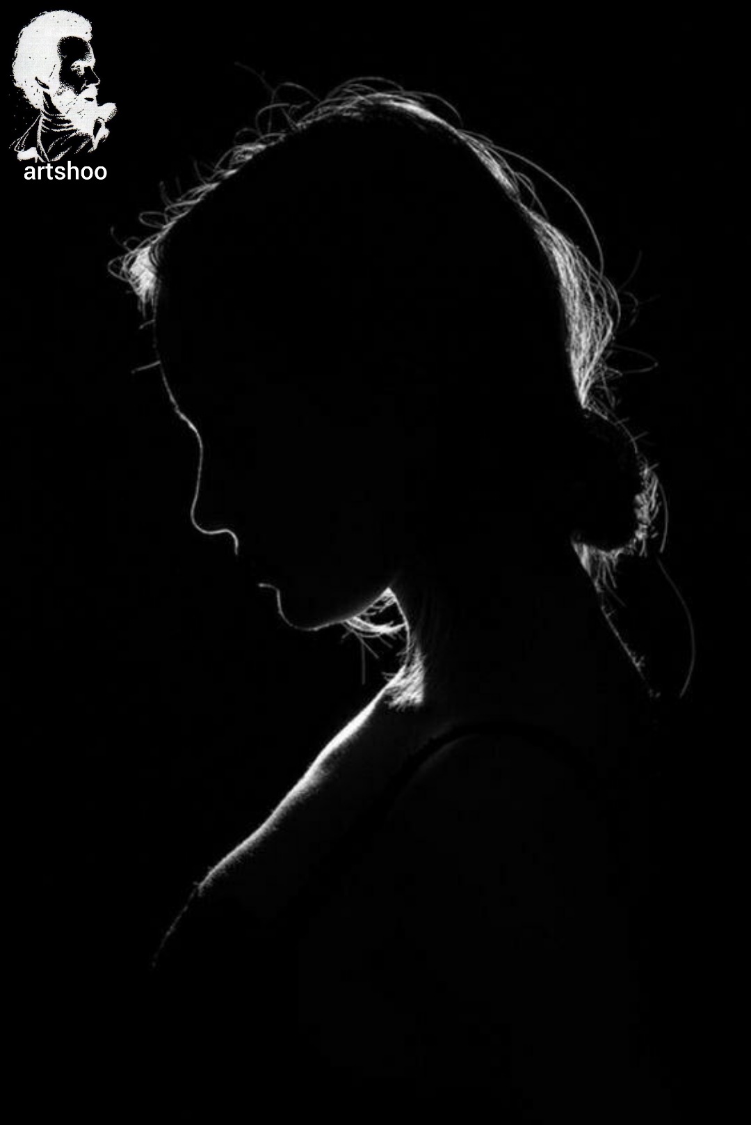 سیاه قلم مدل مداد سفید